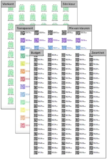 BlinkQR-stickerpakket
